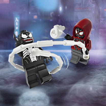 LEGO 76276 Venom Mech Armor vs. Miles Morales