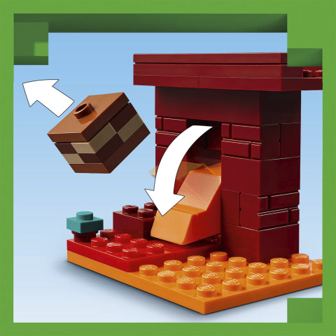 LEGO 21266 The Nether Lava Battle