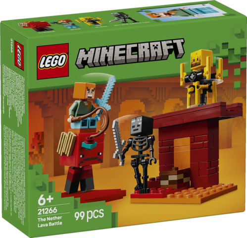 LEGO 21266 The Nether Lava Battle