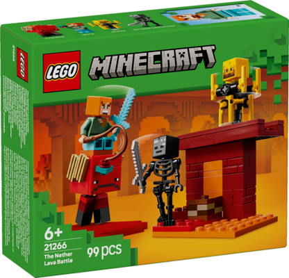 LEGO 21266 The Nether Lava Battle