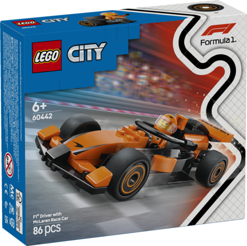 LEGO 60442 F1® Driver with McLaren Race Car