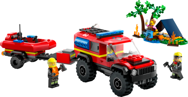 LEGO 60412 City 4x4 Fire Engine Boat