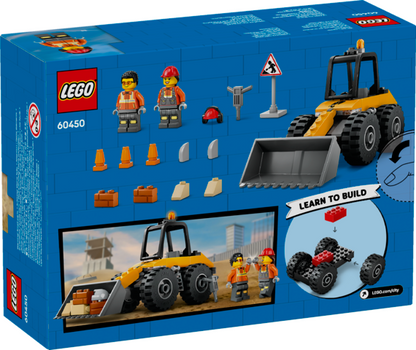 LEGO 60450 City Yellow Construction Wheel Loader