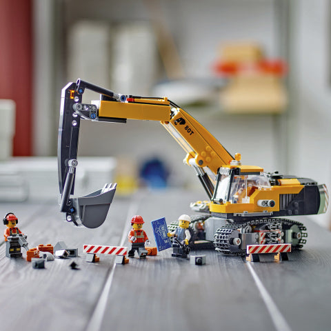 LEGO 60420 City Yellow Excavator