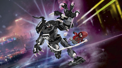 LEGO 76276 Venom Mech Armor vs. Miles Morales