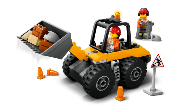 LEGO 60450 City Yellow Construction Wheel Loader