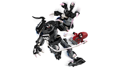 LEGO 76276 Venom Mech Armor vs. Miles Morales