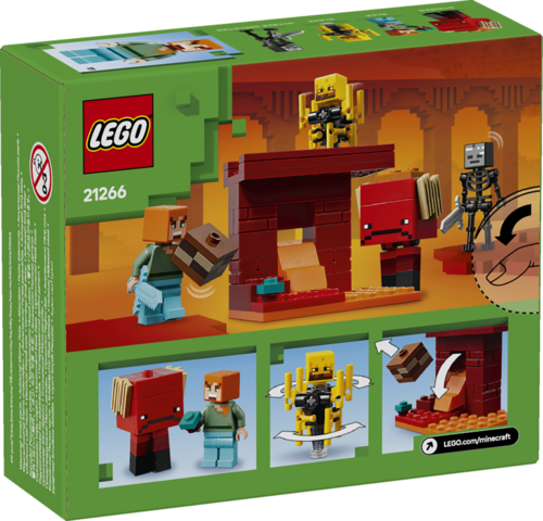 LEGO 21266 The Nether Lava Battle