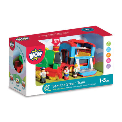 Wow Toys Sam the Steam Train Push and Go